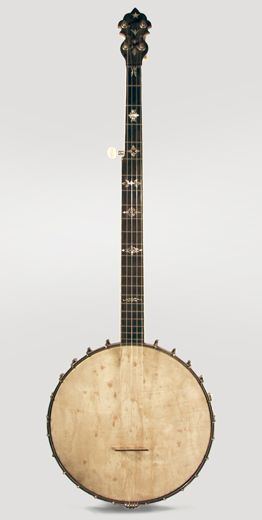 expand image Supertone New Professional 5 String Banjo, most likely made by Rettberg and Lange , c. 1915