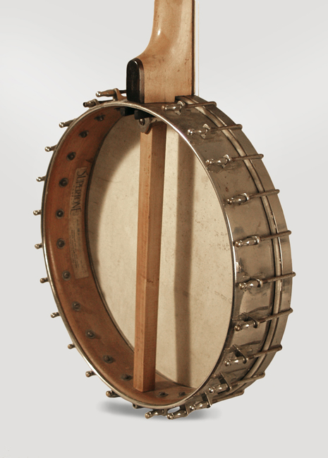 Supertone New Professional 5 String Banjo, most likely made by Rettberg and Lange , c. 1915