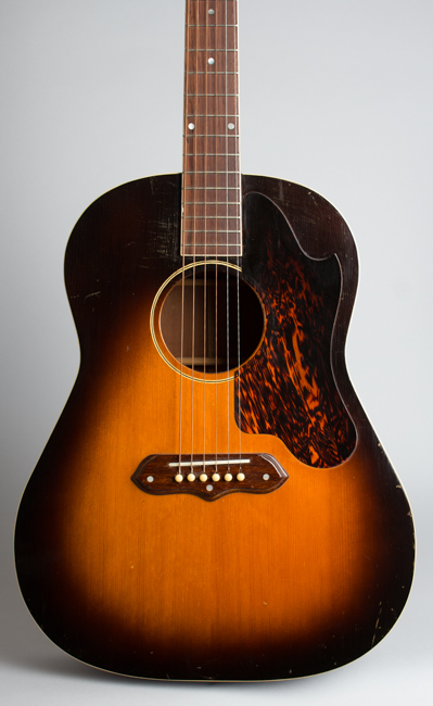  Recording King Ray Whitley Jumbo Model 1028 Flat Top Acoustic Guitar, made by Gibson  (1940)