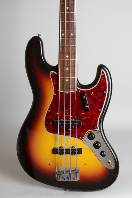 Fender  Jazz Bass Solid Body Electric Bass Guitar  (1966)