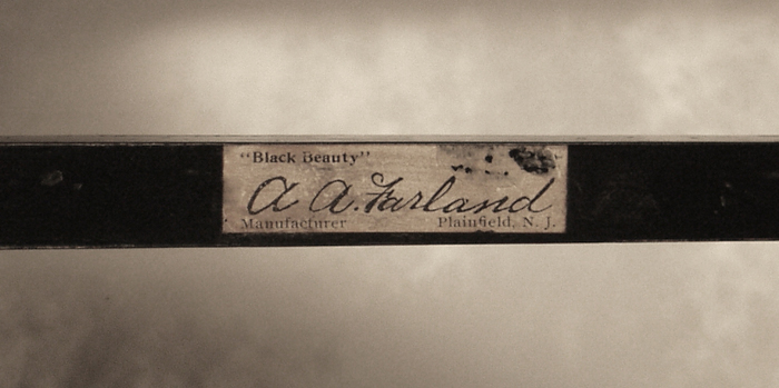 A. A. Farland  Black Beauty 5 String Banjo ,  c. 1915