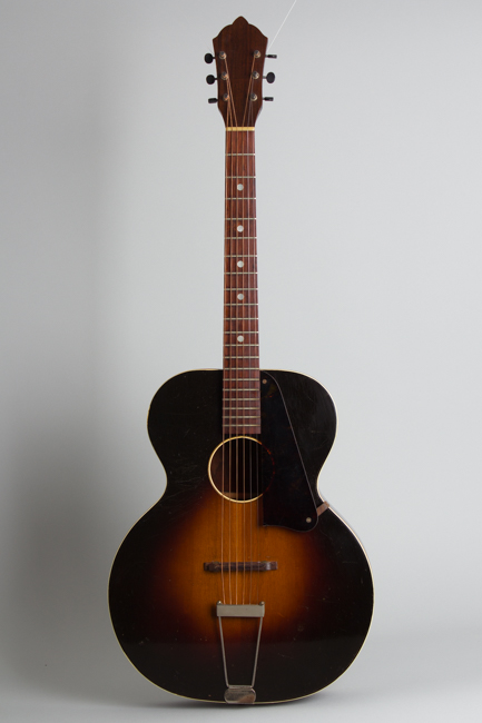  Unlabeled Flat Top Acoustic Guitar, made by Kay ,  c. 1938