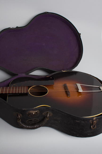  Unlabeled Flat Top Acoustic Guitar, made by Kay ,  c. 1938