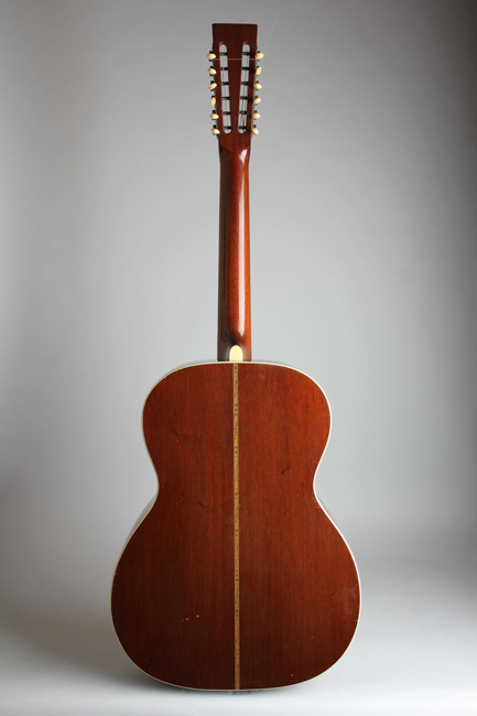  Jumbo 12 String Flat Top Acoustic Guitar, labeled Galiano ,  c. 1925