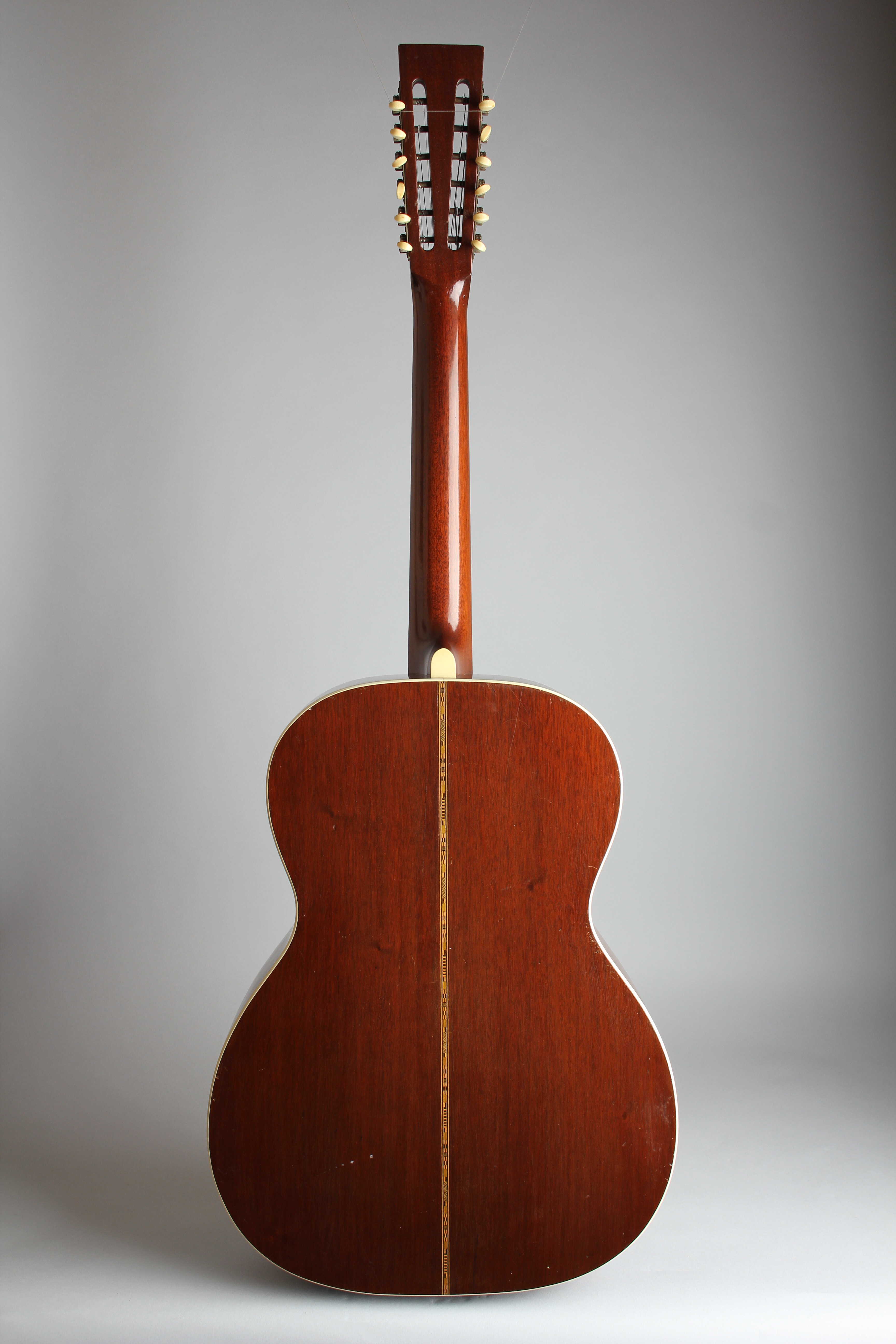 Jumbo 12 String Flat Top Acoustic Guitar, labeled Galiano , c. 1925