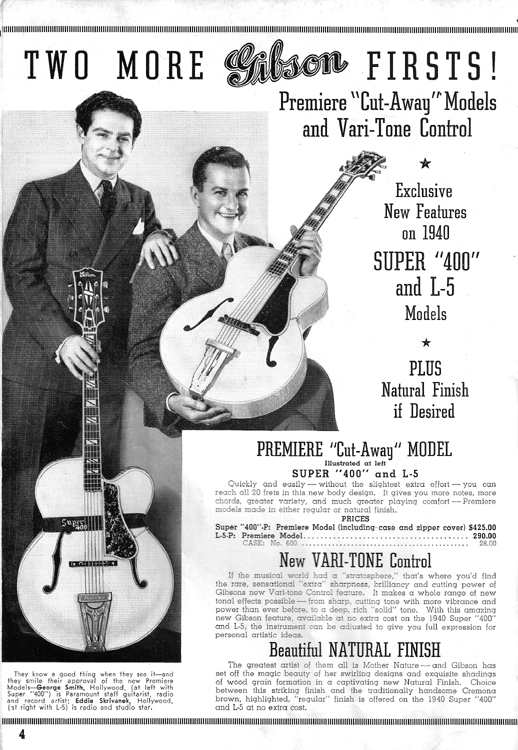 Gibson L-5 PN Arch Top Acoustic Guitar (1939)