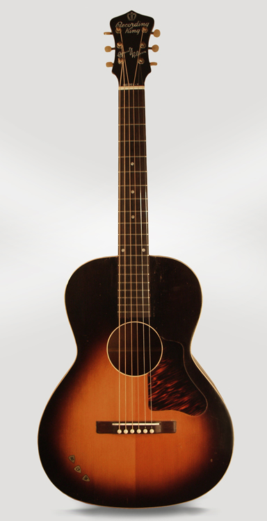  Recording King Carson Robison Model K Flat Top Acoustic Guitar, made by Gibson  (1939)