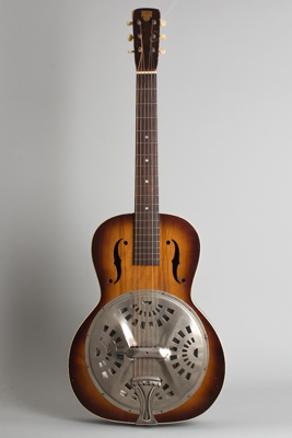  Dobro Model 27 Roundneck Resophonic Guitar, made by Regal ,  c. 1939