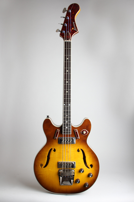 expand image Harmony H-27 Acoustic-Electric Bass Guitar (1967)