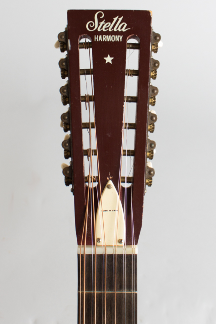  Stella H-913 12 String Flat Top Acoustic Guitar, made by Harmony  (1969)