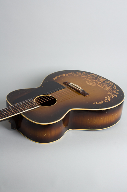  Oahu Jumbo Flat Top Acoustic Guitar, made by Kay ,  c. 1937