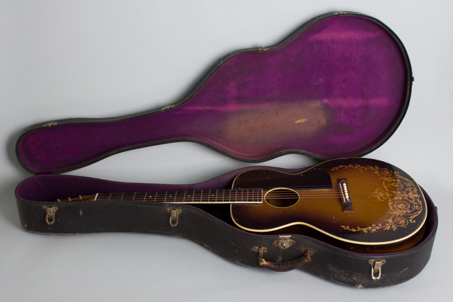  Oahu Jumbo Flat Top Acoustic Guitar, made by Kay ,  c. 1937