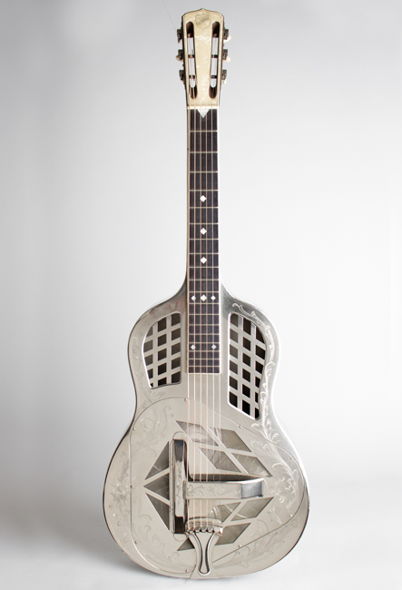 National  Style 4 Tricone Squareneck Resophonic Guitar  (1929)