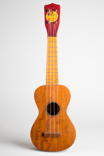  Wendell Hall Red Head Soprano Ukulele, made by Regal ,  c. 1926
