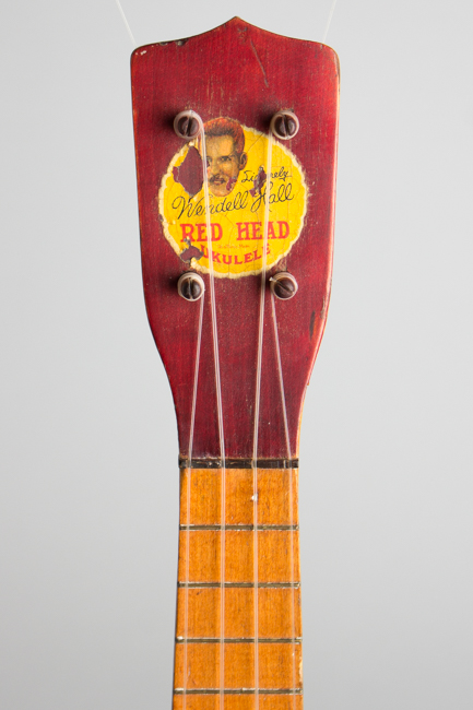  Wendell Hall Red Head Soprano Ukulele, made by Regal ,  c. 1926