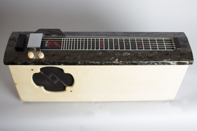  Natural Music Guild Lap Steel Electric Guitar and Amplifier Set, made by Magnatone  (1950s)
