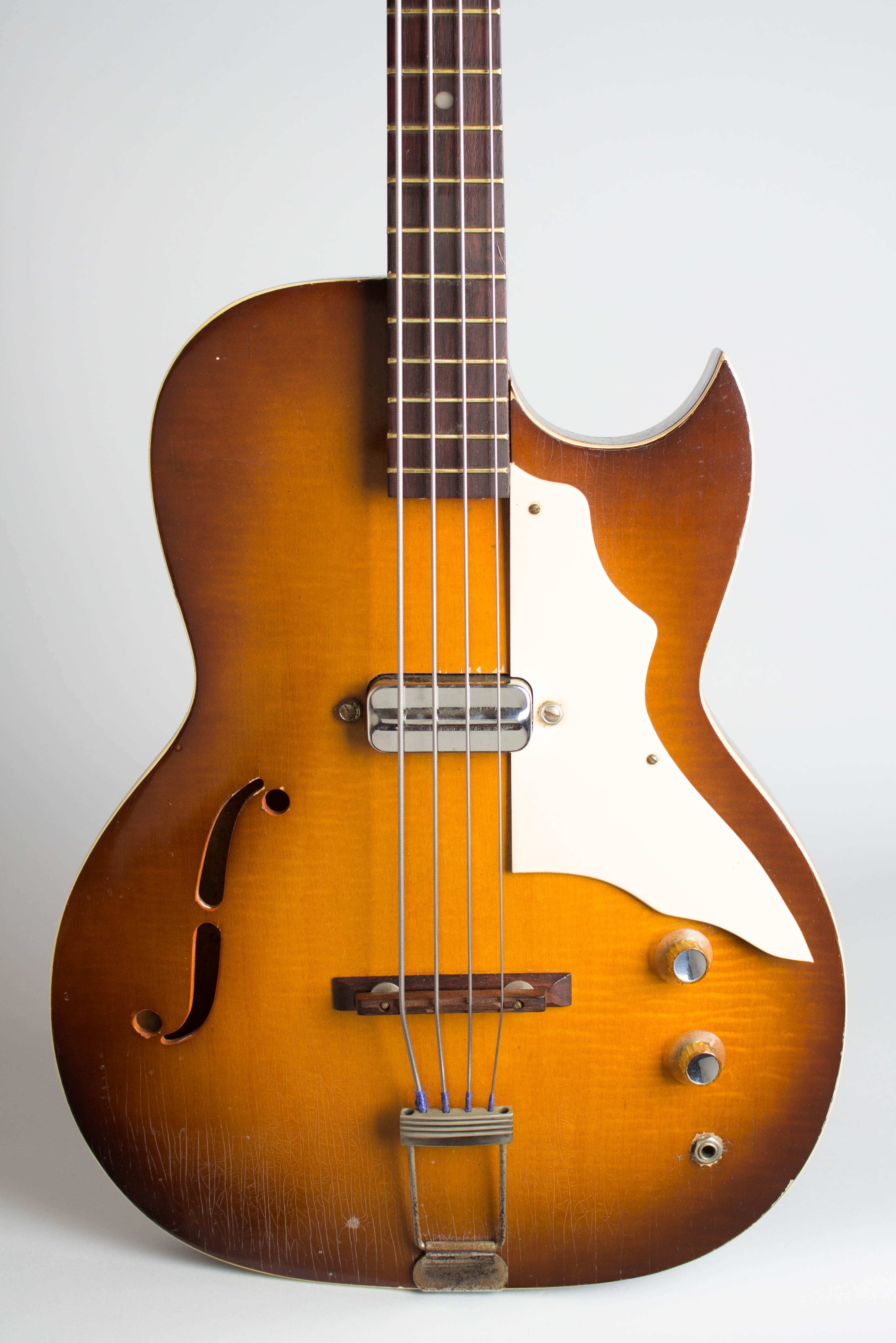 Kay K5920 Hollow Body Electric Bass Guitar (1964) RetroFret