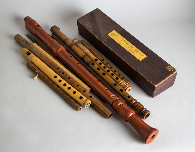 Misc  Collection of Flute owned and played by Andre Kertesz,  c. 1910s