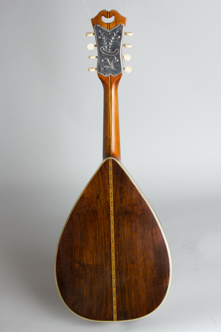  Stahl Flat Back, Bent Top Mandolin, made by Larson Brothers ,  c. 1917