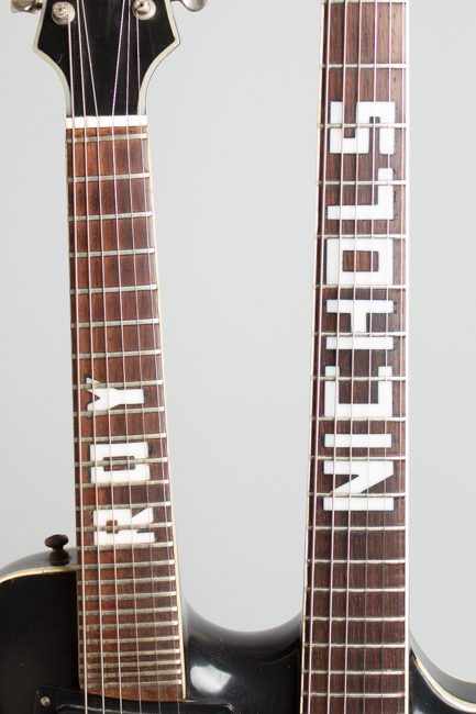 Mosrite  Doubleneck Owned and played by Roy Nichols, Arch Top Hollow Body Electric Guitar ,  c. 1959