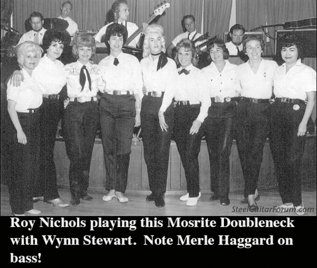 Mosrite  Doubleneck Owned and played by Roy Nichols, Arch Top Hollow Body Electric Guitar ,  c. 1959