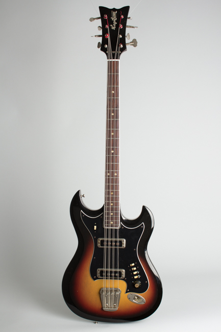 Hagstrom  8-String Bass H-8 Solid Body Electric Bass Guitar  (1968)