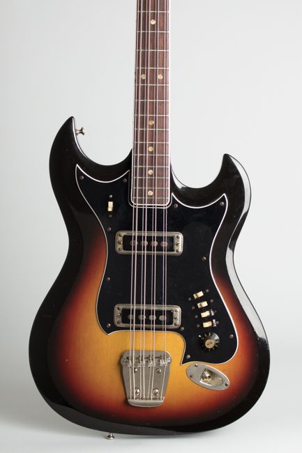 Hagstrom  8-String Bass H-8 Solid Body Electric Bass Guitar  (1968)