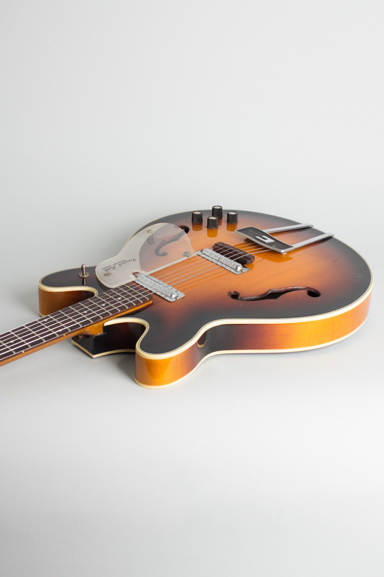 Coral Vincent Bell Firefly F2N6 Thinline Hollow Body Electric Guitar