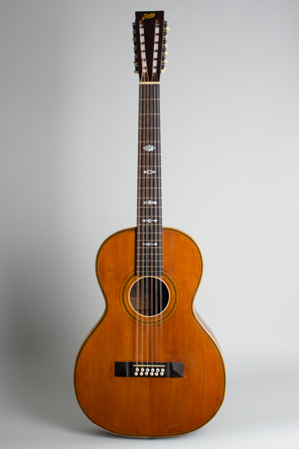 Oscar Schmidt  Bruno/Stella Hauver Conversion 12 String Flat Top Acoustic Guitar ,  c. 1925