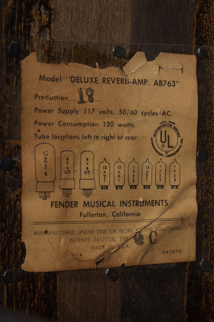 Fender  Deluxe Reverb Tube Amplifier (1967)
