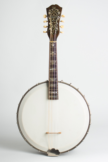 Orpheum #3 Mandolin Banjo, made by Rettberg and Lange , c. 1914 | RetroFret