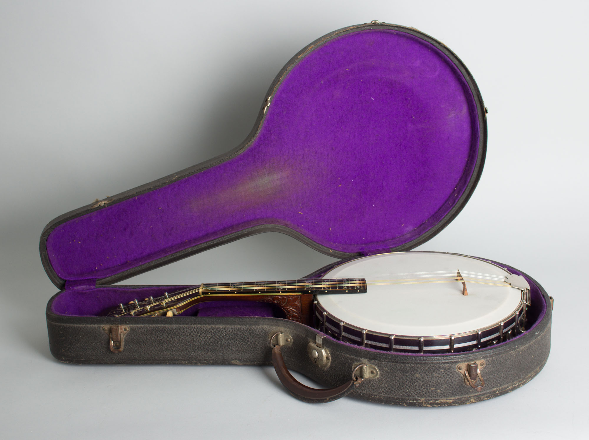 Orpheum #3 Mandolin Banjo, made by Rettberg and Lange , c. 1914 | RetroFret