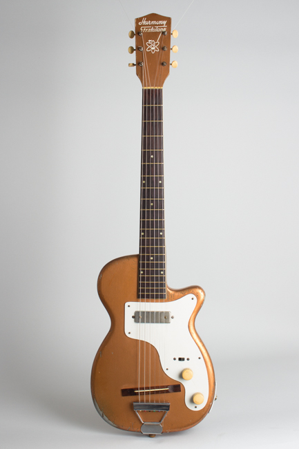 Harmony  H-44 Stratotone Solid Body Electric Guitar  (1953)