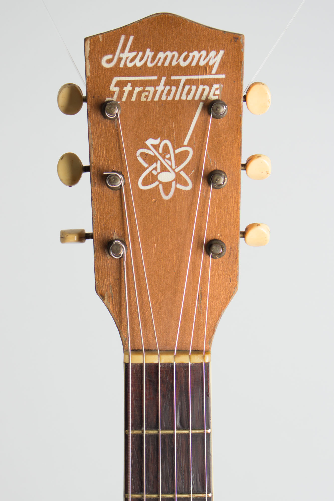 Harmony H-44 Stratotone Solid Body Electric Guitar (1953