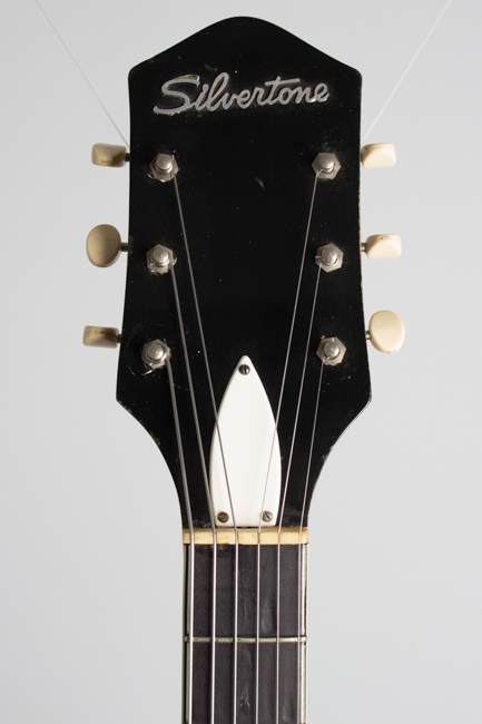  Silvertone Model 1446L Thinline Hollow Body Electric Guitar, made by Harmony  (1960