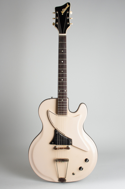 National  Studio 66 owned and used by Elliott Sharp Semi-Hollow Body Electric Guitar  (1961)