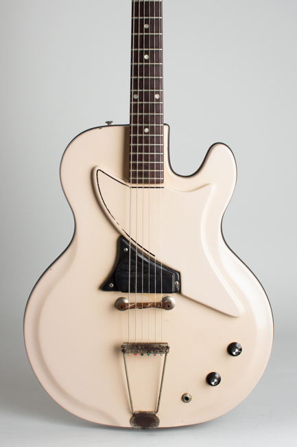 National  Studio 66 owned and used by Elliott Sharp Semi-Hollow Body Electric Guitar  (1961)