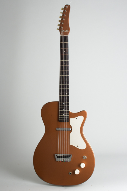  Silvertone Model 1415L Semi-Hollow Body Electric Guitar, made by Danelectro  (1961)