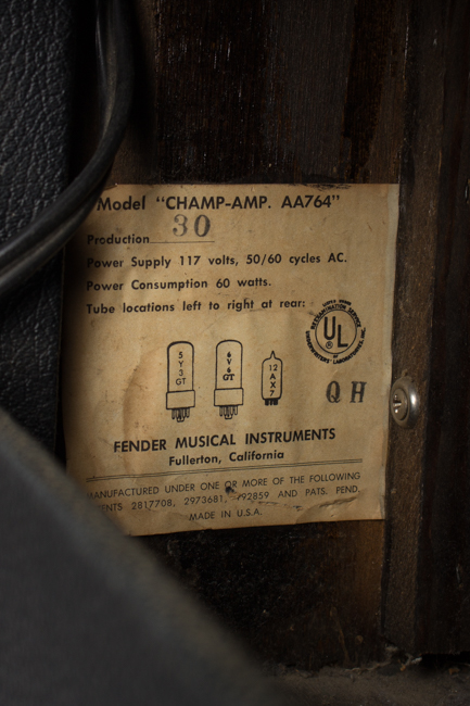 Fender  Champ-Amp AA-764 Tube Amplifier (1967)