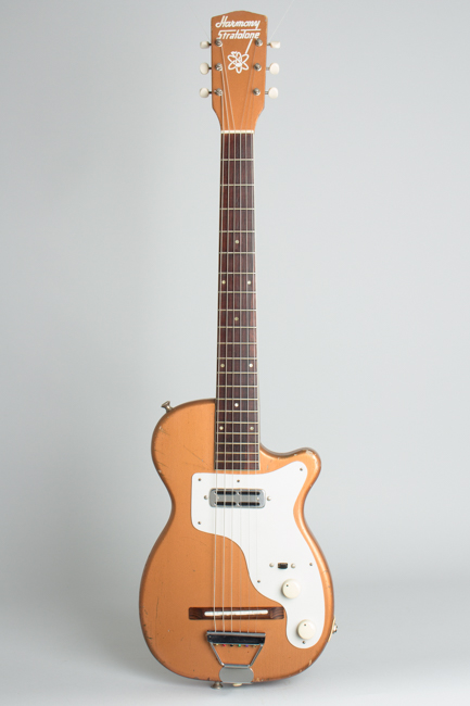 Harmony  H-44 Stratotone, previously owned by Tracy Bonham Solid Body Electric Guitar  (1957)