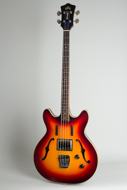 Guild  Starfire Bass Semi-Hollow Body Electric Bass Guitar  (1965)