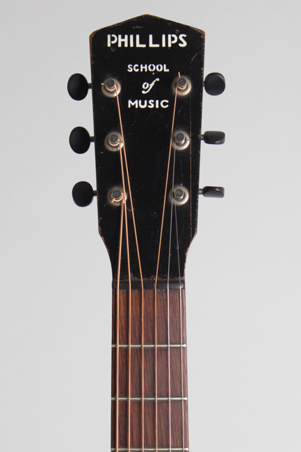  KG-11 marked Phillips School of Music Flat Top Acoustic Guitar, made by Gibson  (1937)