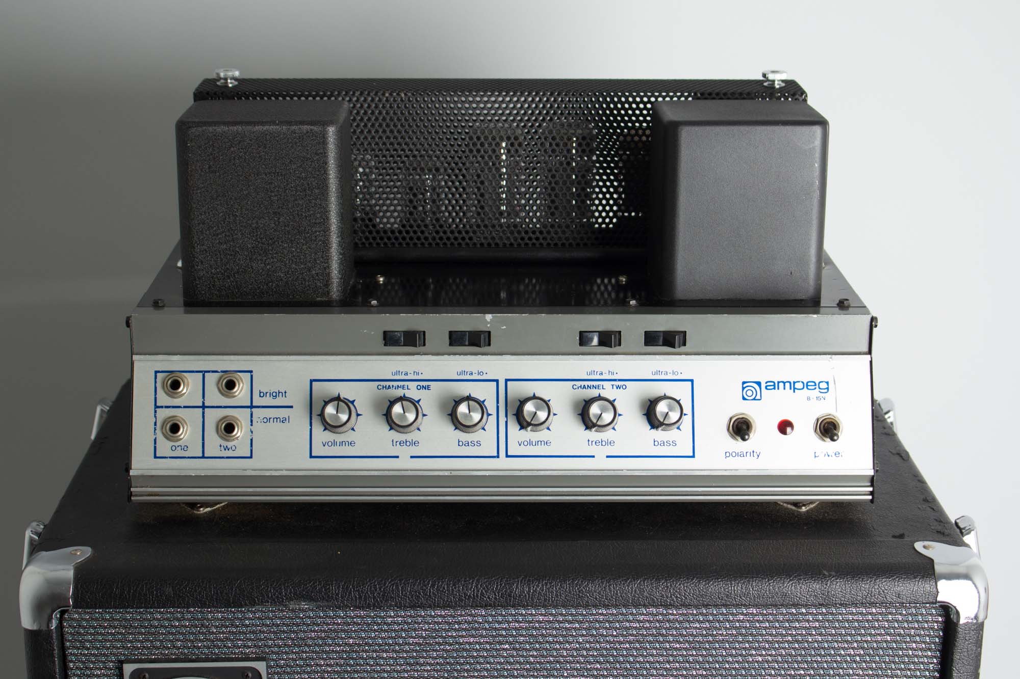Ampeg B-15N Tube Bass Amplifier, c. 1973.