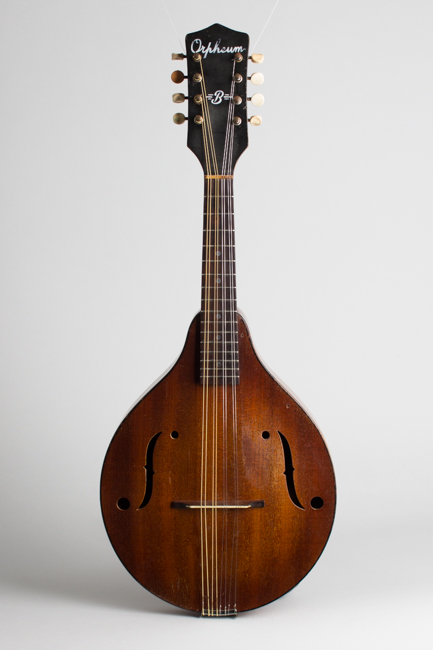  Orpheum Style B Arch Top Mandolin, made by Stradolin ,  c. 1950