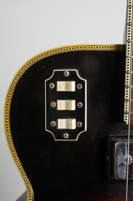 National  Prototype Arch Top Hollow Body Electric Guitar ,  c. 1968