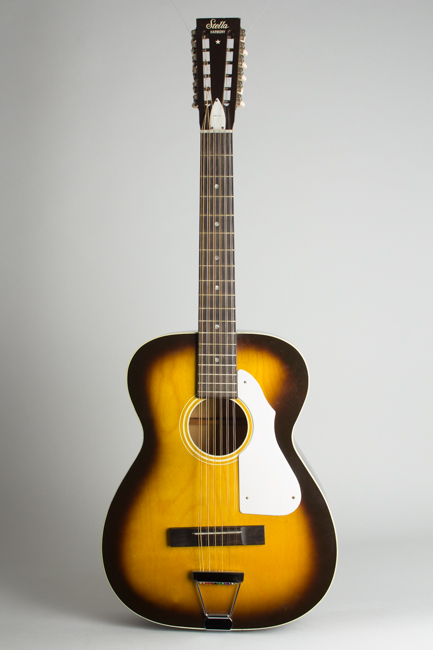  Stella H-912 12 String Flat Top Acoustic Guitar, made by Harmony  (1969)