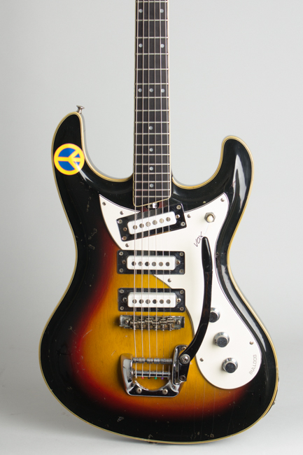 Vox  v241 Bulldog Solid Body Electric Guitar  (1966)