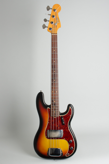 Fender Precision Bass Solid Body Electric Bass Guitar (1964