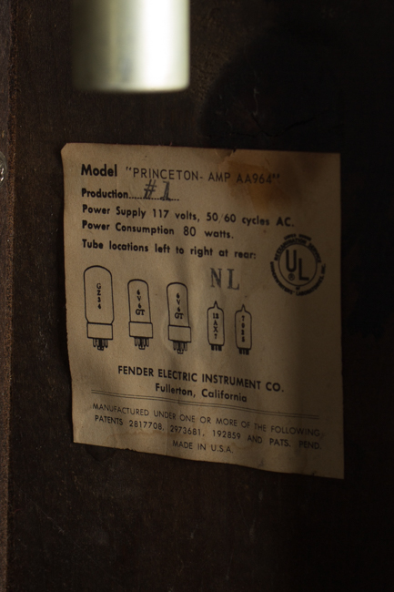 Fender  Princeton Tube Amplifier (1964)