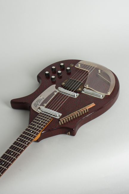  Coral Sitar Semi-Hollow Body Electric Guitar, made by Danelectro  (1968)